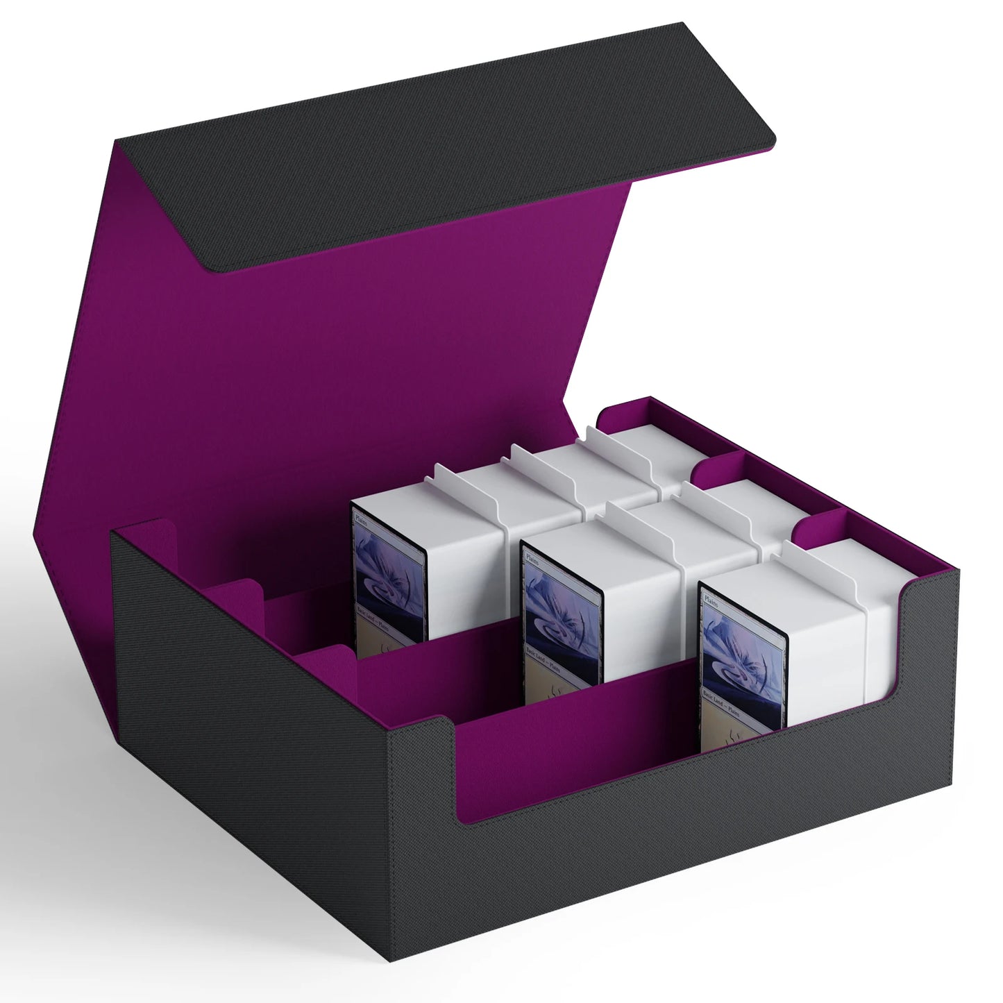 PU Leather Trading Card Storage Box – Holds 1800+ Cards