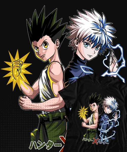 Hunter x Hunter T-Shirt – Gon Freecss & Killua Zoldyck (Unisex)