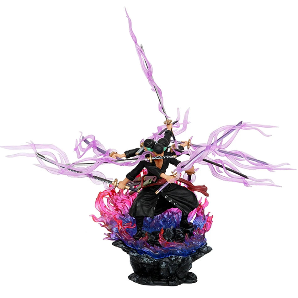 5.9" Asura Zoro Figure – One Piece PVC 9-Sword Style Statue