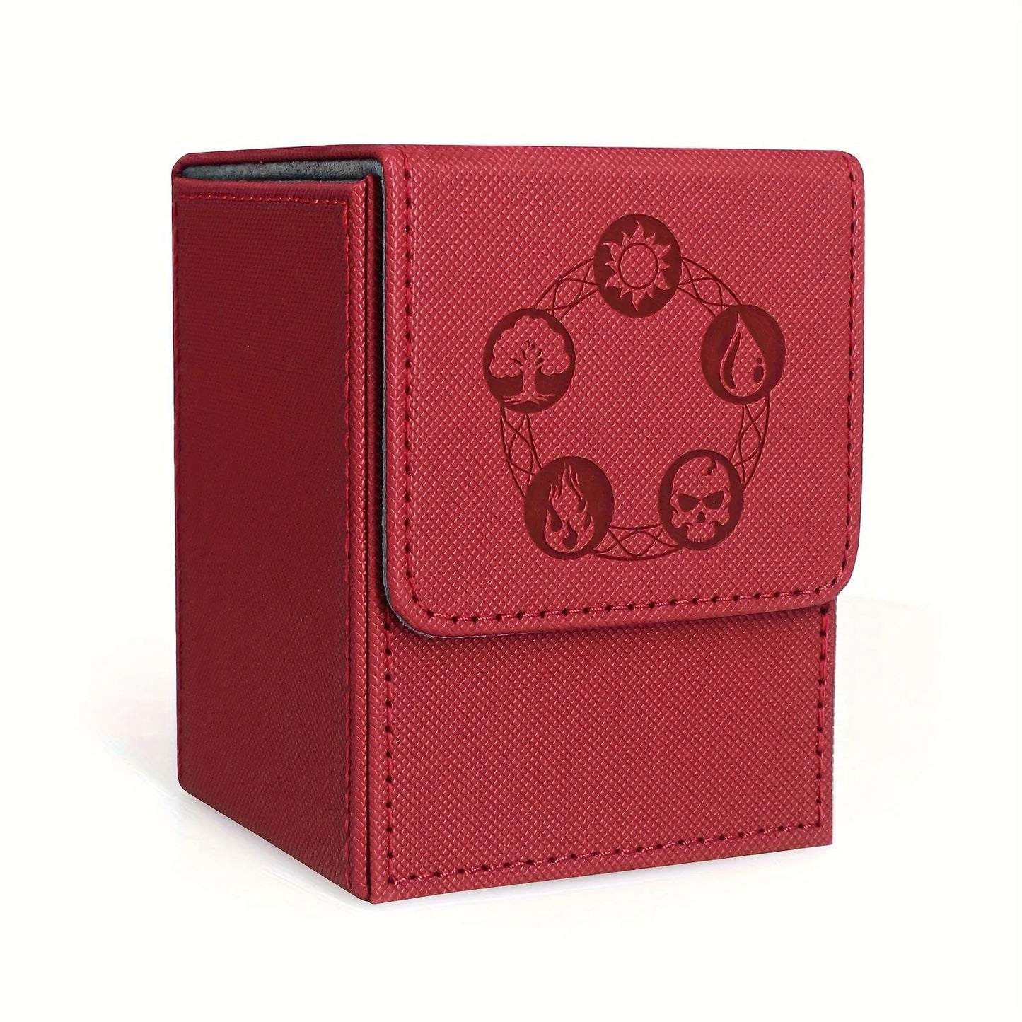 100+ Card Deck Box PU Leather Magnetic Case for TCG MTG Pokémon Yugioh