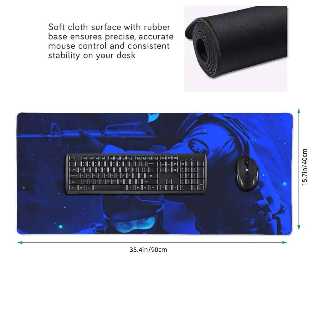 Counter Strike Large Mouse Pad Gaming Keyboard Mat Office Desk Accessory