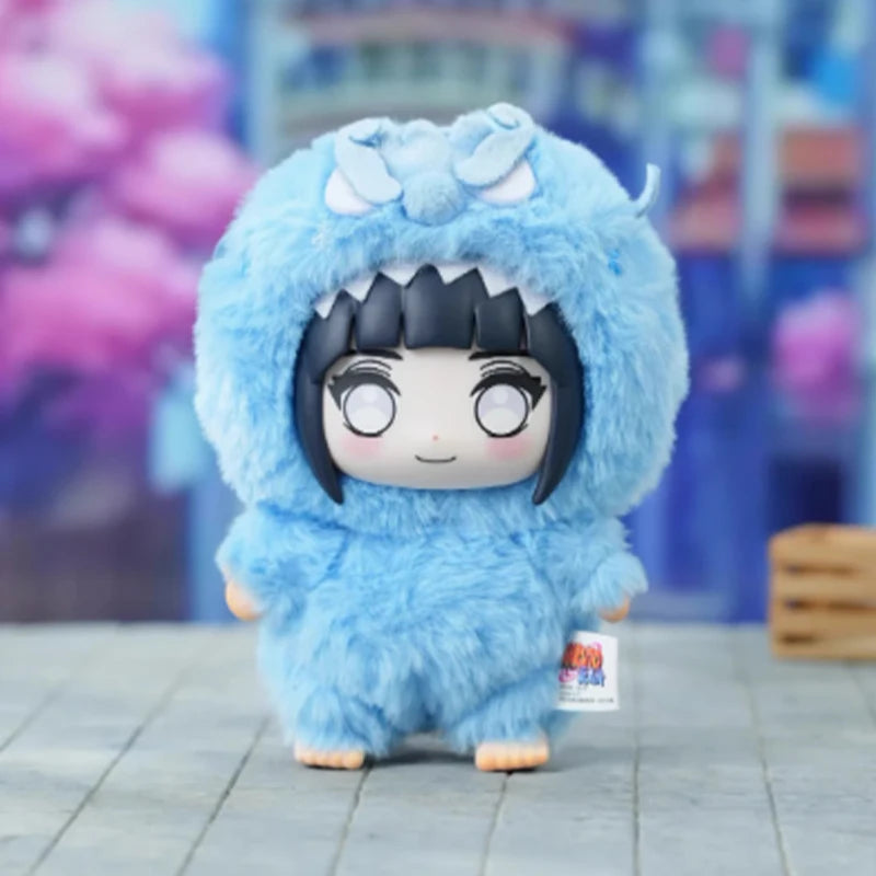 Naruto Beast Party Plush Keychains Blind Box Eaki Top Toy