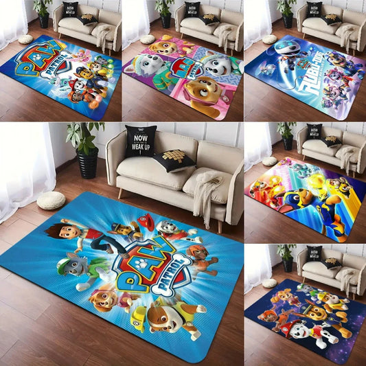 MINISO Paw Patrol Kids Rug Play Mat Colorful Cartoon Floor Mat for Nursery