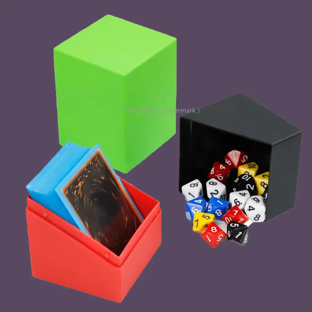 Card Storage Deck Box – Holds 100+ TCG/MTG/YGO/Baseball Cards + Divider