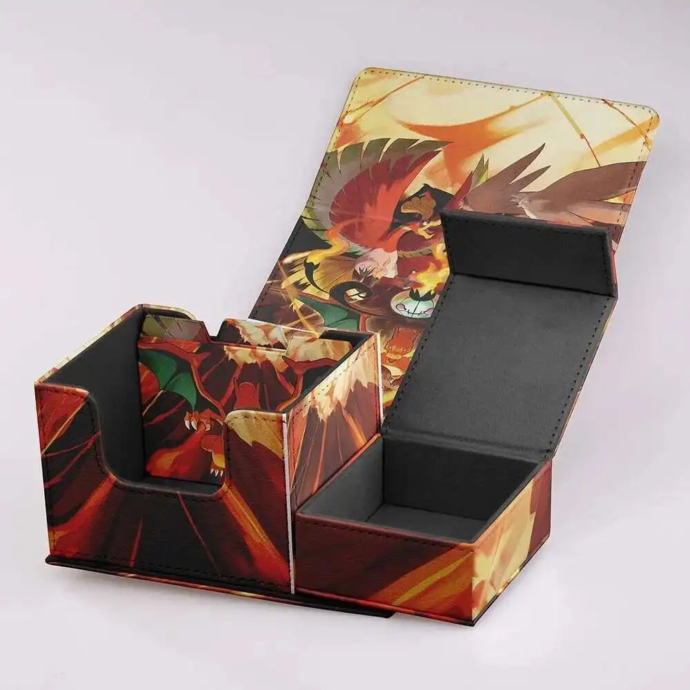 AnimeSnacks Deck Box Card Organizer MTG TCG Baseball Card Holder Case