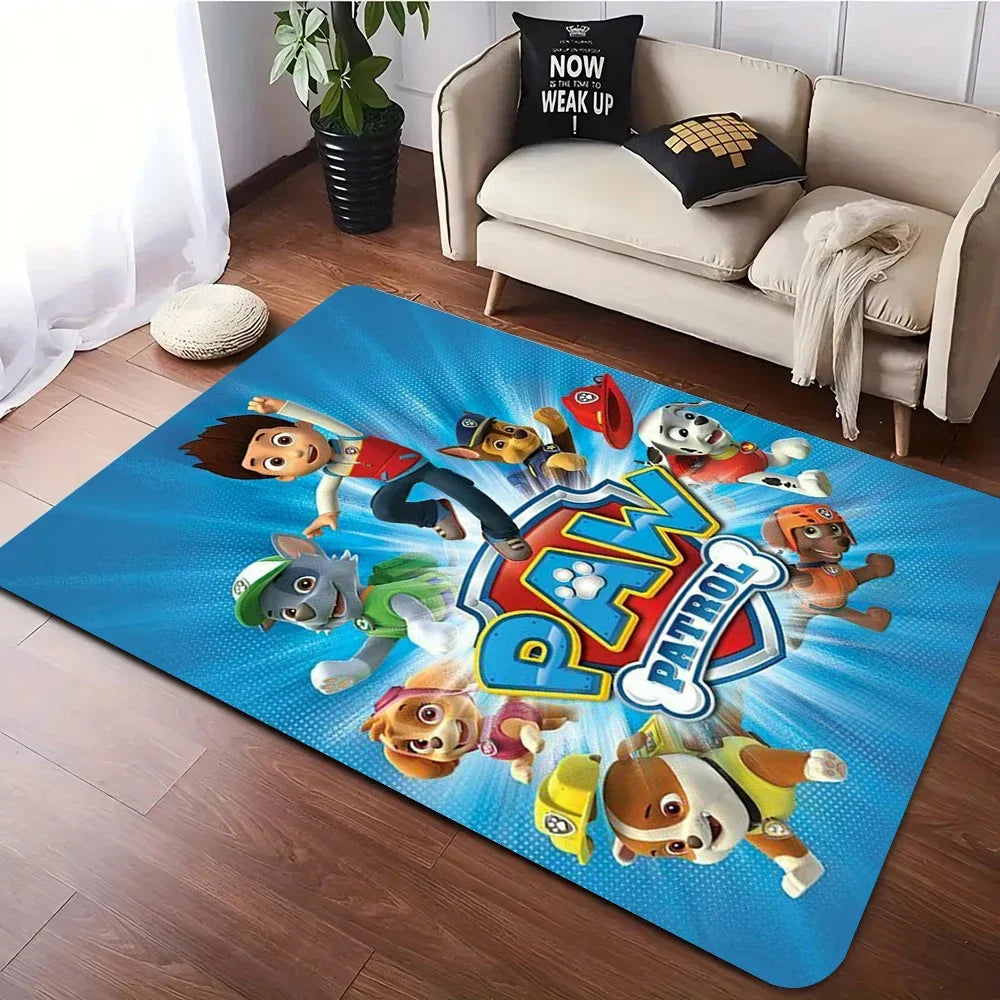 MINISO Paw Patrol Kids Rug Play Mat Colorful Cartoon Floor Mat for Nursery