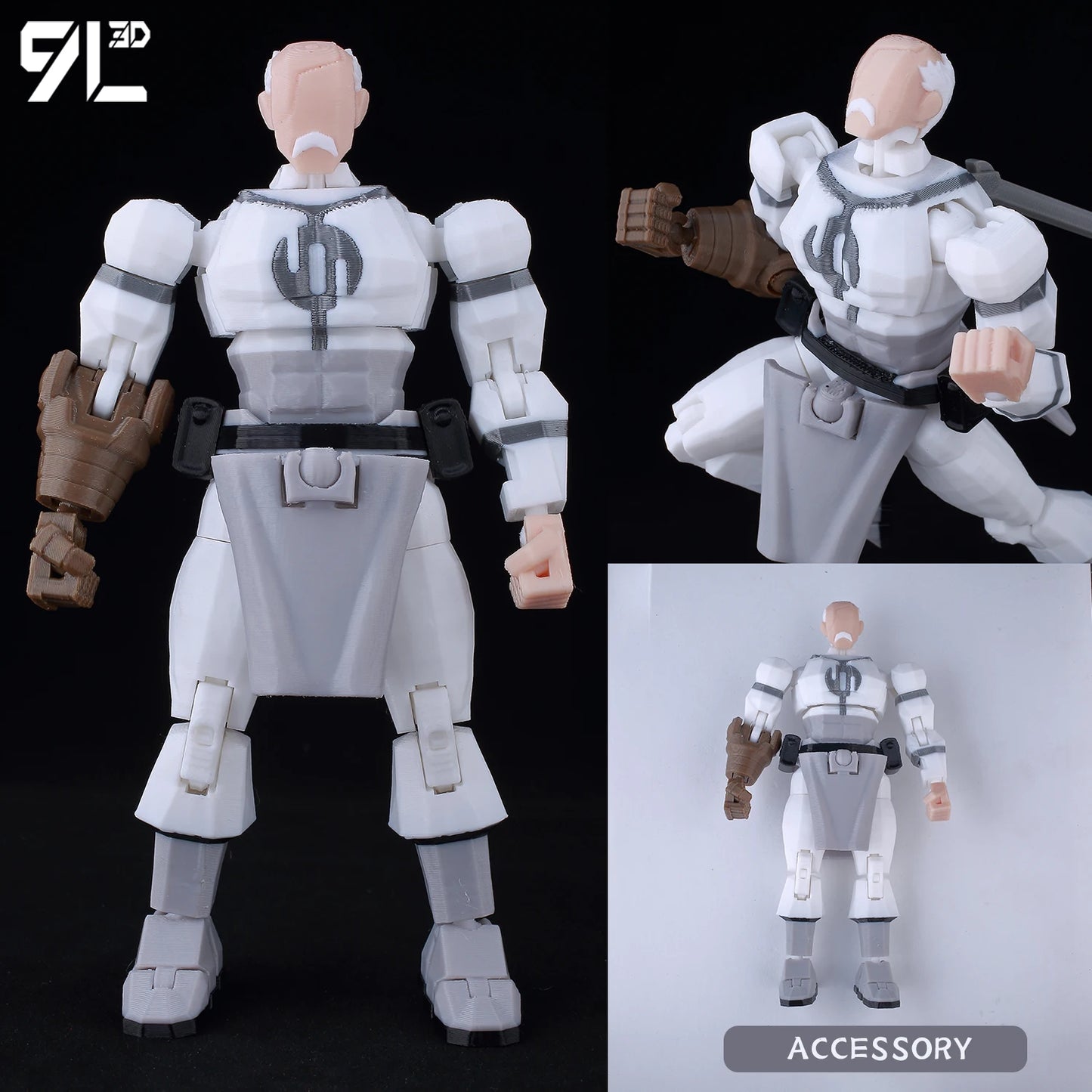 9L3D “Lucky Dummy 13” Battle Beast Figure – 5.5-Inch (14cm) Invincible Action Model