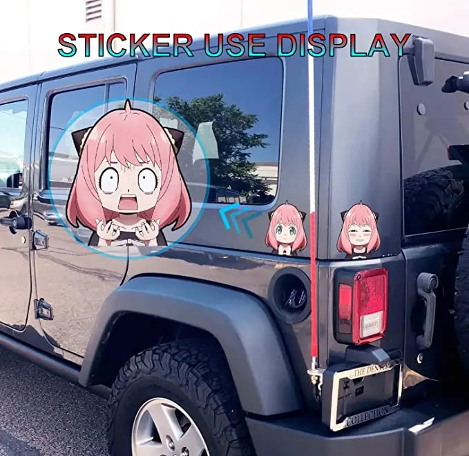 Gojo 3D Motion Sticker – Jujutsu Kaisen Anime Peeker Decal (5.9" x 5.1")