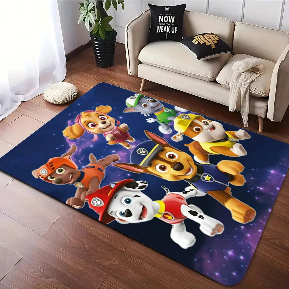 MINISO Paw Patrol Kids Rug Play Mat Colorful Cartoon Floor Mat for Nursery