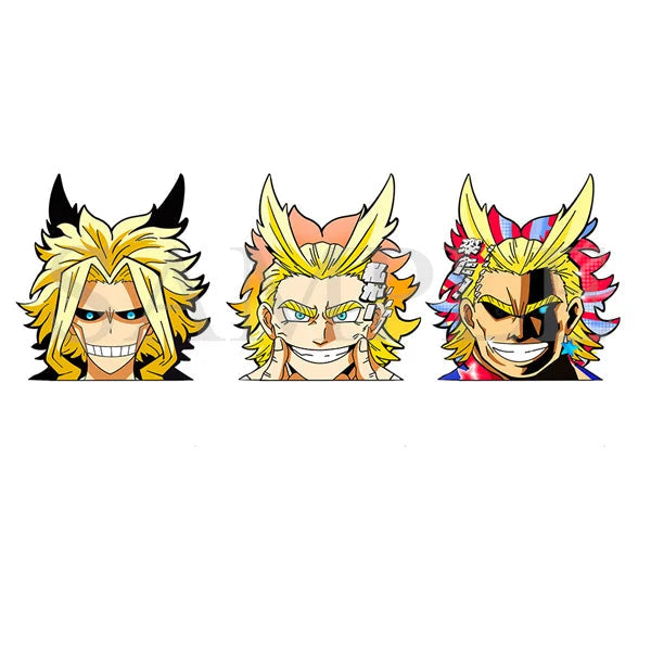 All Might (Smiling Forms) 3D Motion Sticker – My Hero Academia Anime Decal