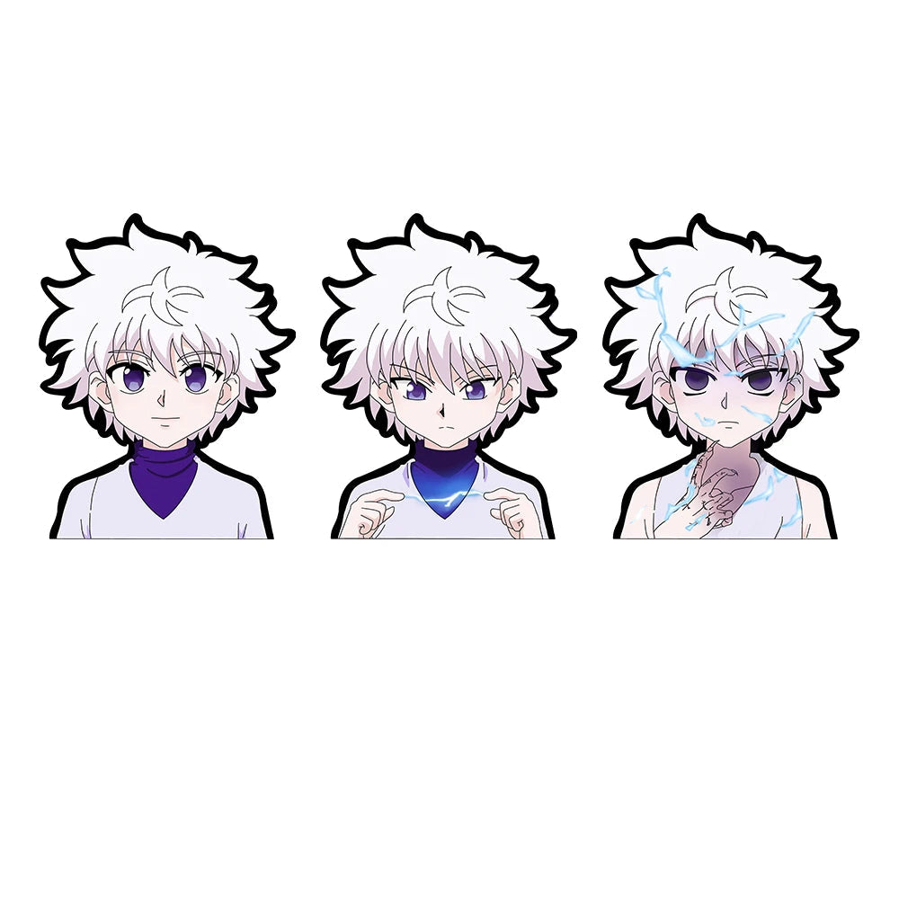 Killua Zoldyck 3D Motion Sticker – Hunter x Hunter Anime Decal