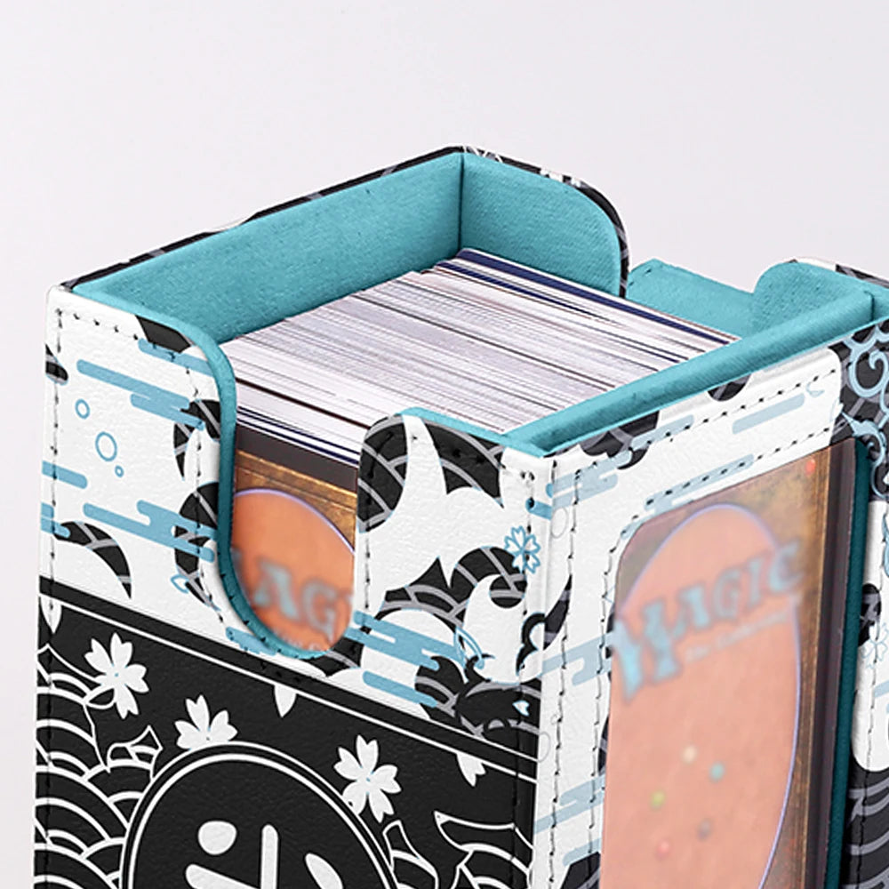 Forest Canopy Display Green Deck Box – Fits 100+ Sleeved MTG / TCG Cards + Dice Tray
