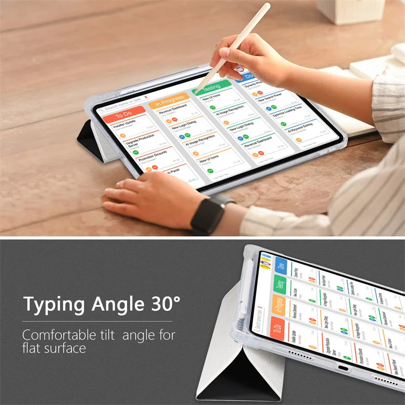 Kawaii Cat iPad Case 11 inch Pro Air Mini Cute Protective Cover