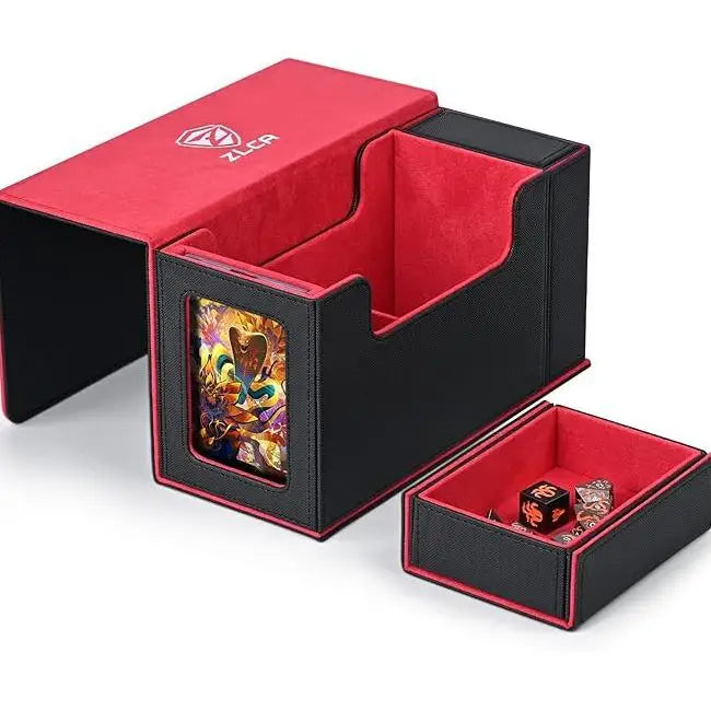 Card Deck Box Display Window Perfect Gift MTG Commander Holds 200 Cards