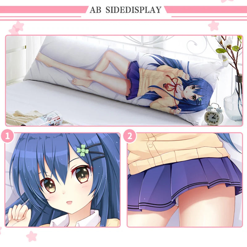 Happy Sugar Life Matsuzaka Satou Waifu Dakimakura Hug Pillow Case