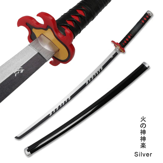 Tanjiro Kamado Hinokami Kagura Katana – Demon Slayer Cosplay Sword 40.9"