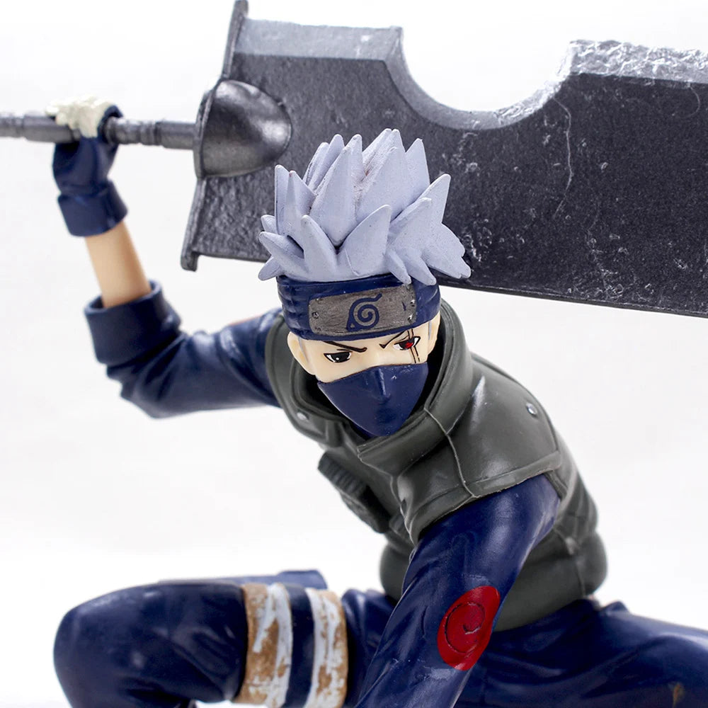 Naruto Kakashi Hatake Action Figure – 10.5-Inch PVC Statue with Executioner’s Blade