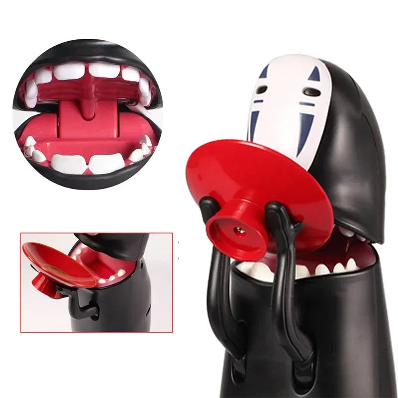 Japanese Anime No Face Man Piggy Bank Automatic Coin Collector Figure