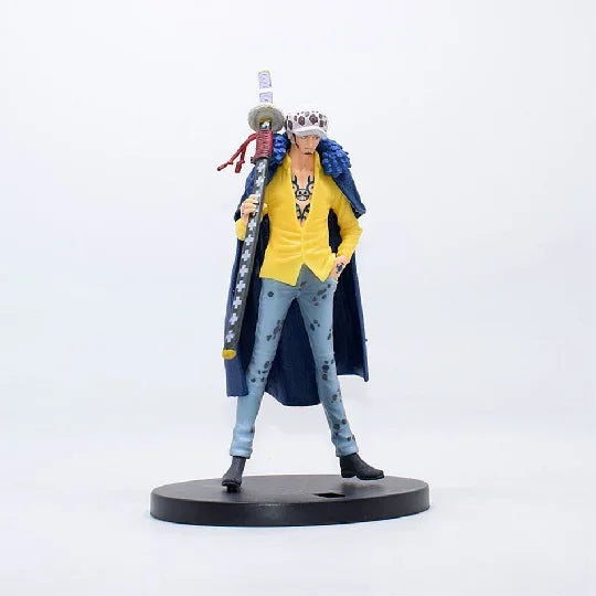 18CM One Piece Luffy Zoro Three-Blade PVC Action Figure Model Collectible