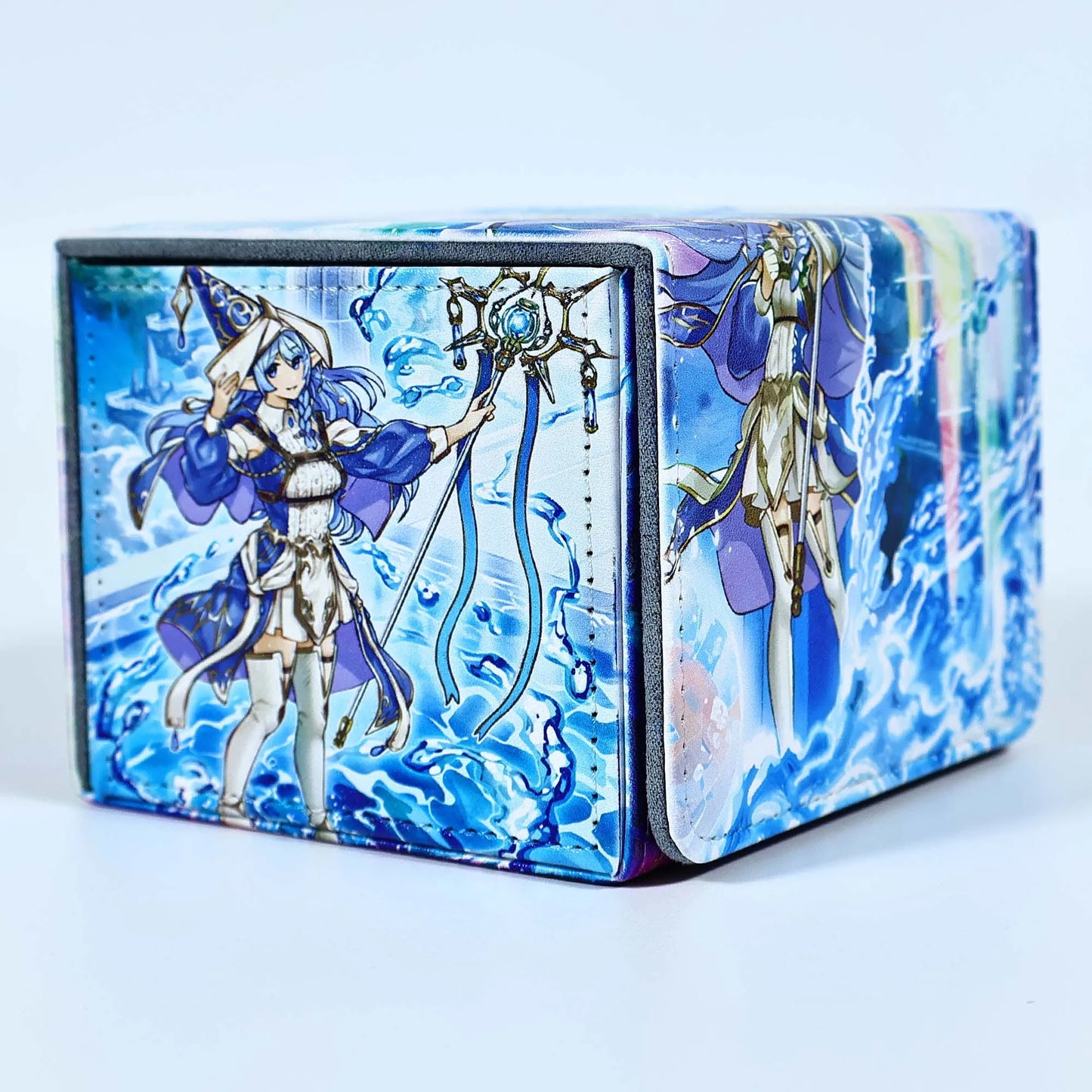 Diy Yu-Gi-Oh Aquamancer Card Storage Box Ygo Leather Collection Gift