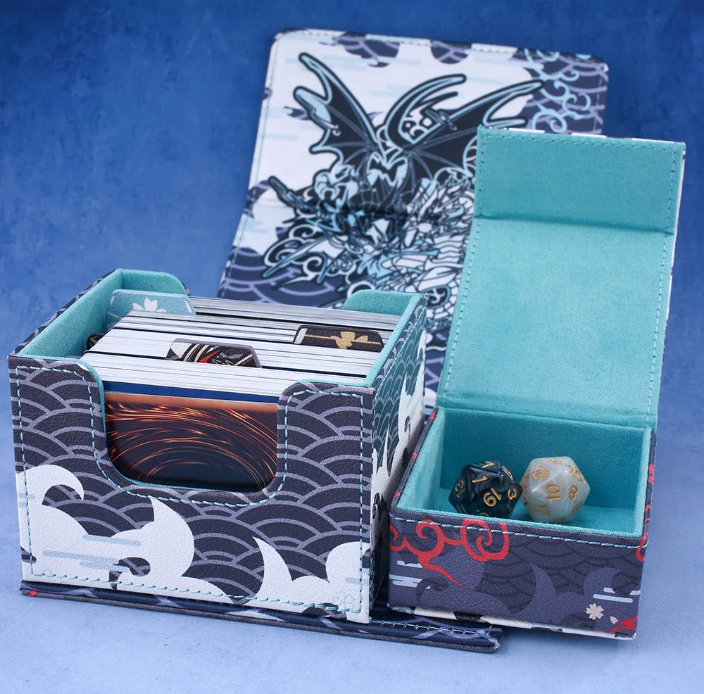 **** Gacha Deck Box for PTCG Cards Trading Card Storage with Display Window