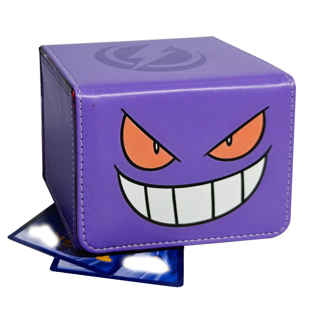 Anime Figures Gengar Deck Box Yugioh TCG Trading Cards PU Leather