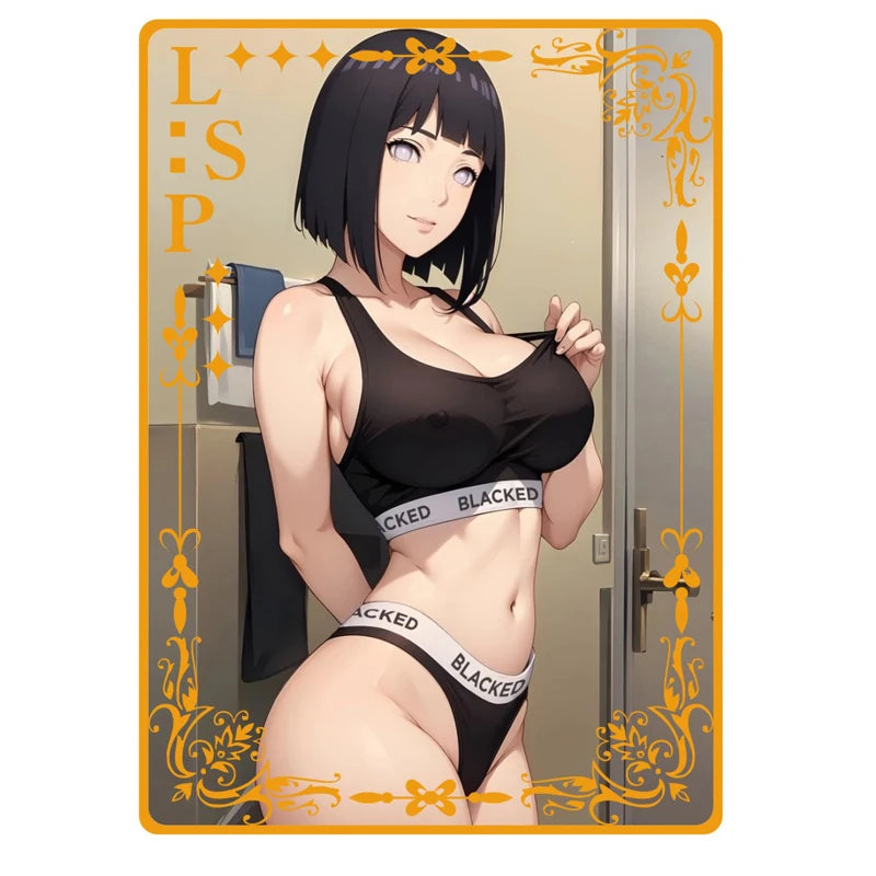 Goddess Story Metal Card Anime Swimwear Girl Collection