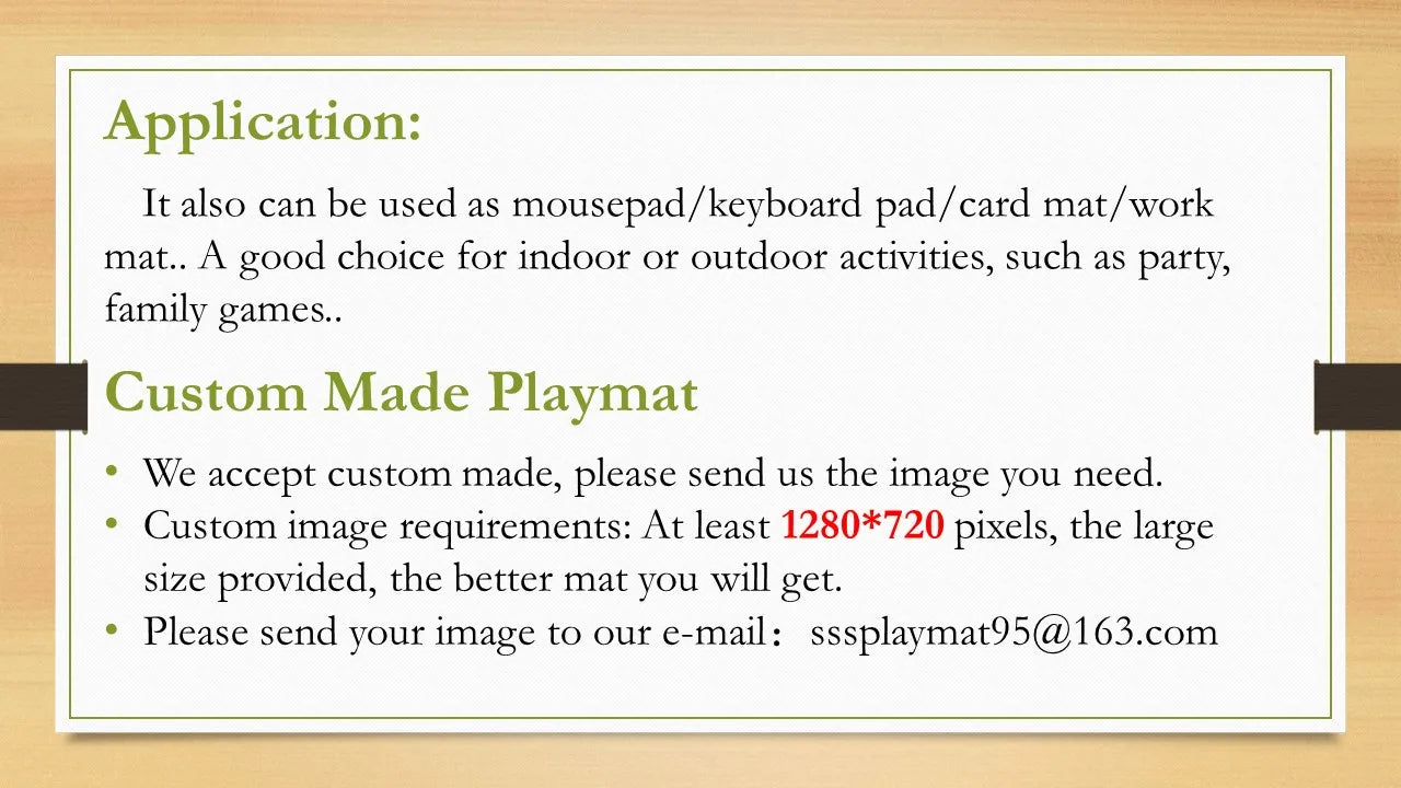 **** YuGiOh Playmat Rescue Ferret Cat TCG CCG Gaming Pad Rubber Mousepad
