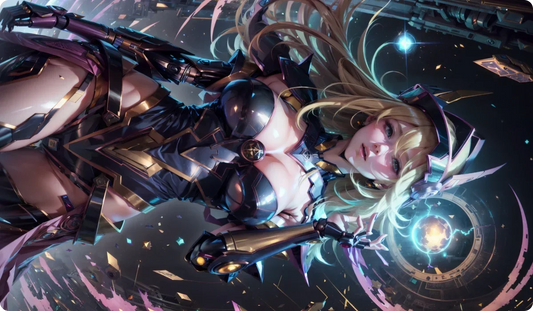 YuGiOh Dark Magician Girl TCG Playmat Gaming Mouse Pad Zone Free Bag