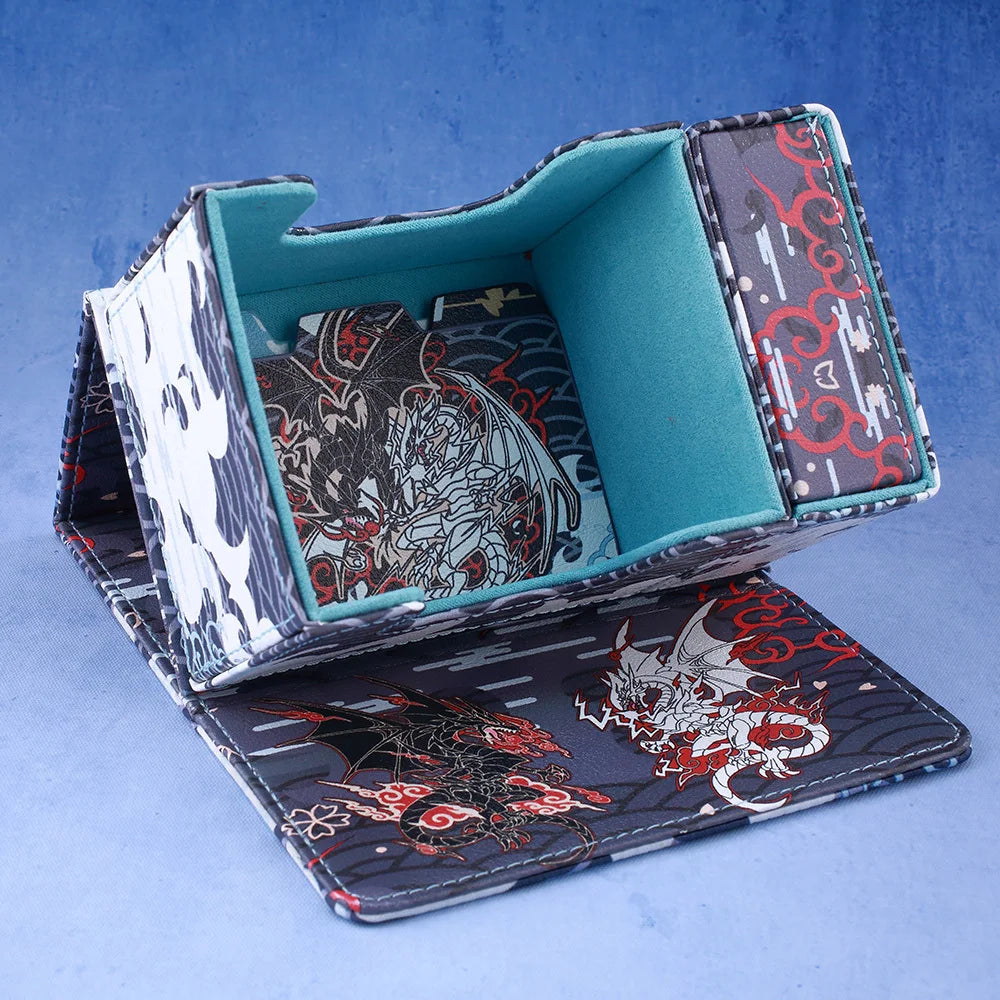 **** Gacha Deck Box for PTCG Cards Trading Card Storage with Display Window
