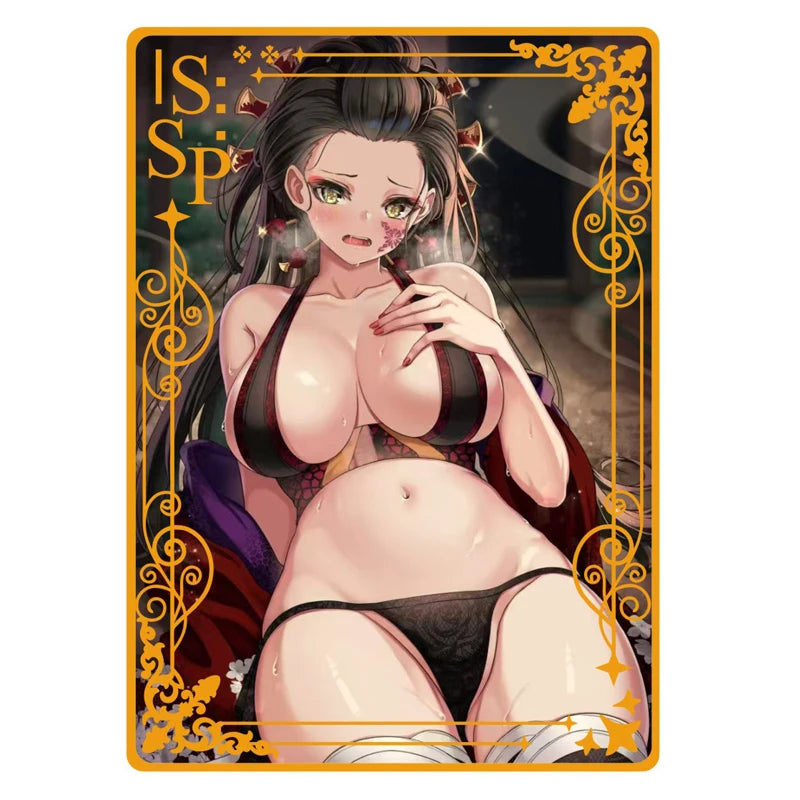 Goddess Story Metal Card Anime Swimwear Girl Collection