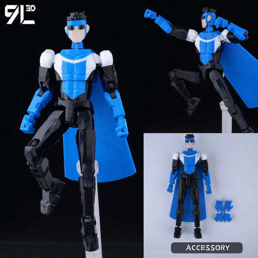 9L3D “Lucky Dummy 13” Invincible Figure – 5.5-Inch Action Model