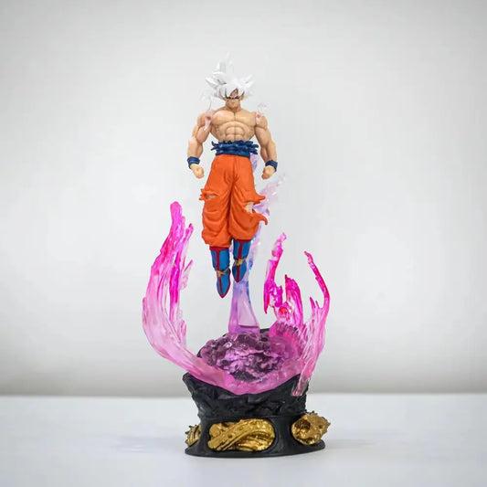 24cm Anime Dragon Ball Son Goku Ultra Instinct Action Figure Model Gift