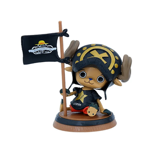 3.5" Chopper Figure – One Piece PVC Flag Edition Statue (Black & Gold)