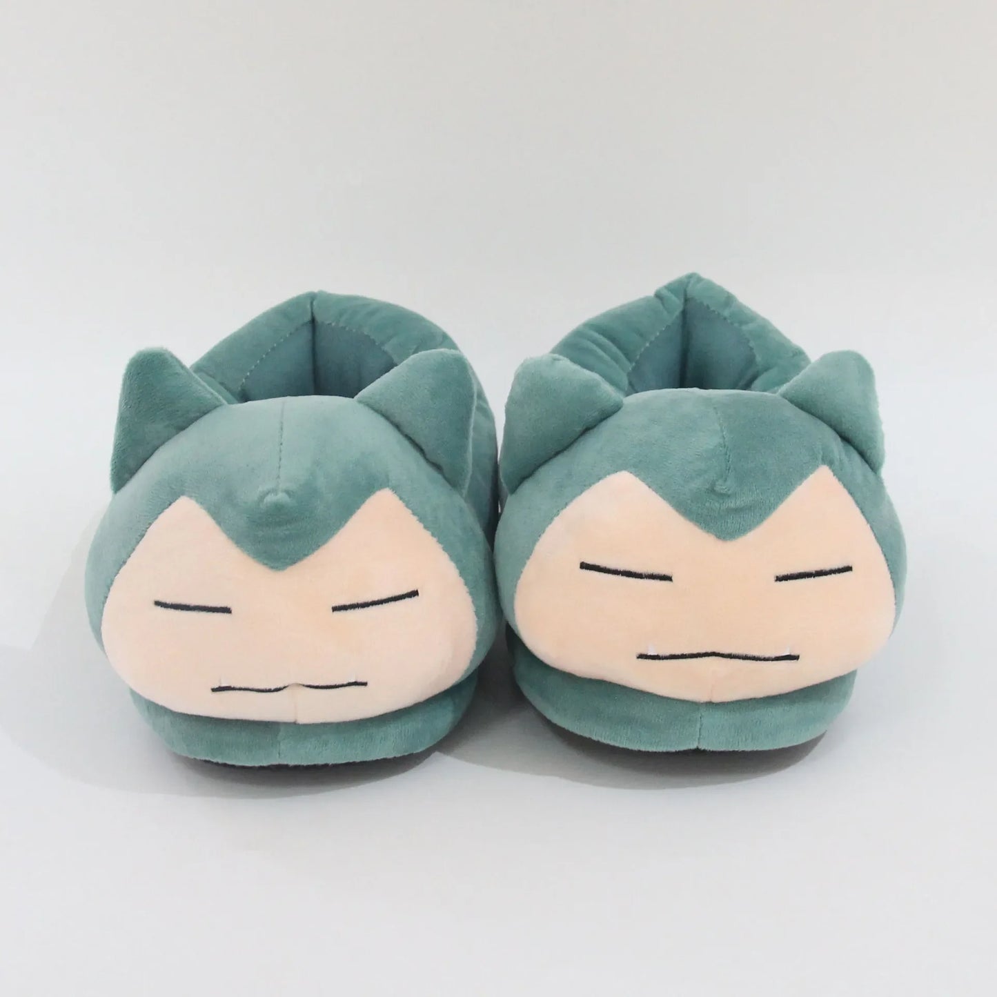 Pokemon Snorlax Plush Slippers Winter Warm Cotton Shoes Couple Gift