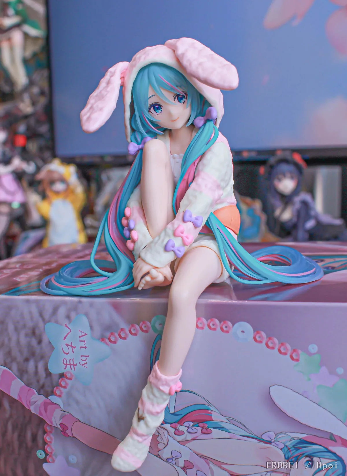 15CM Hatsune Miku Noodle Stopper PVC Figure Collectible Doll