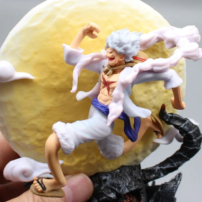 14cm Anime Luffy One Piece Gear 5 Figure PVC Model Statue Gift