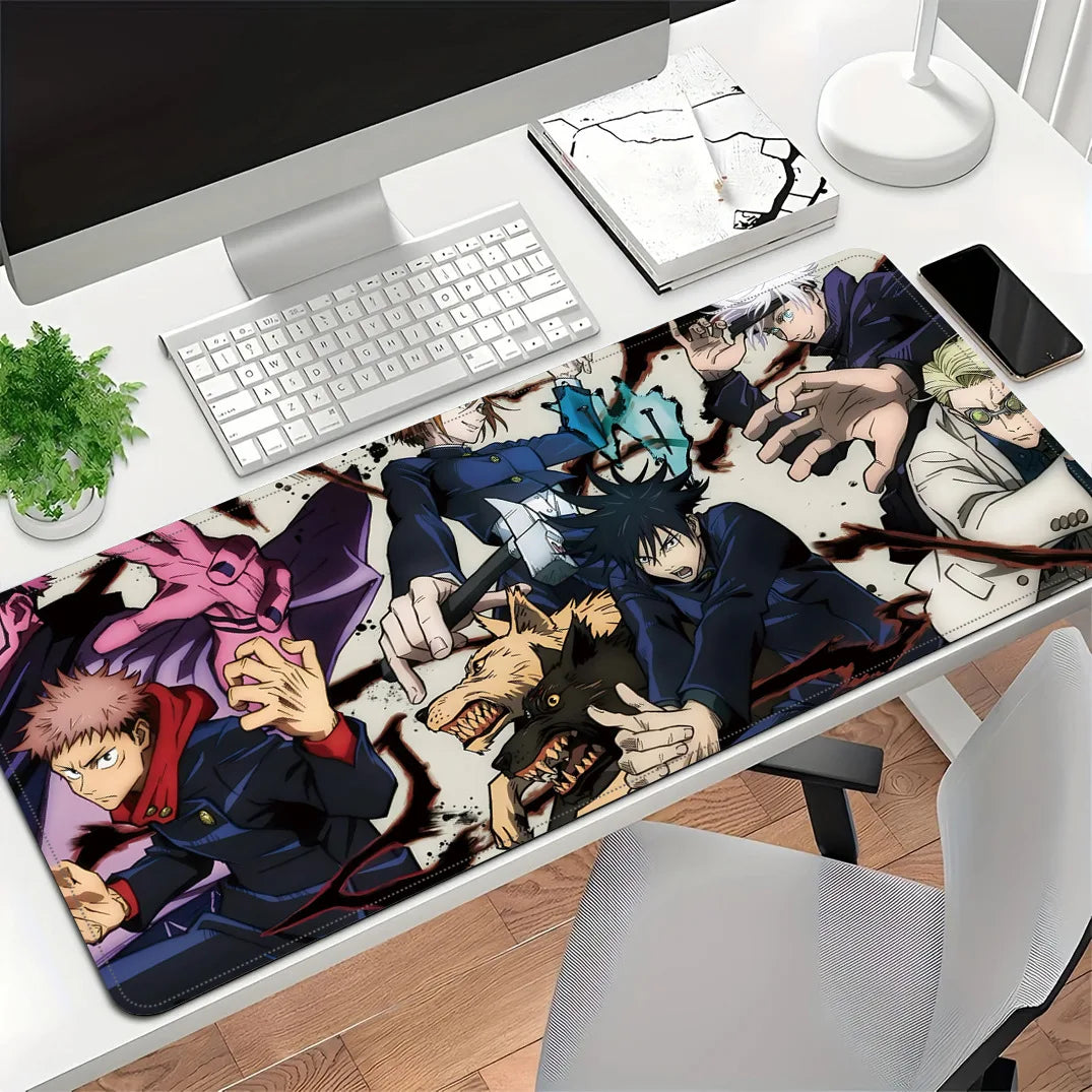 Jujutsu Kaisen Large Mouse Pad Non Slip Gaming Desk Mat Anime Design