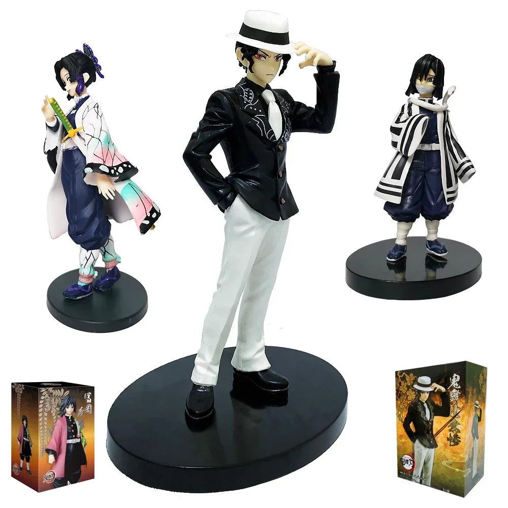 Anime Figure Demon Slayer Tanjiro Nezuko Zenitsu Inosuke Action Figure