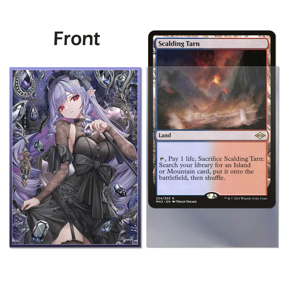 60pcs Anime Card Sleeves Vivian Standard Size 67x92mm Trading Cards