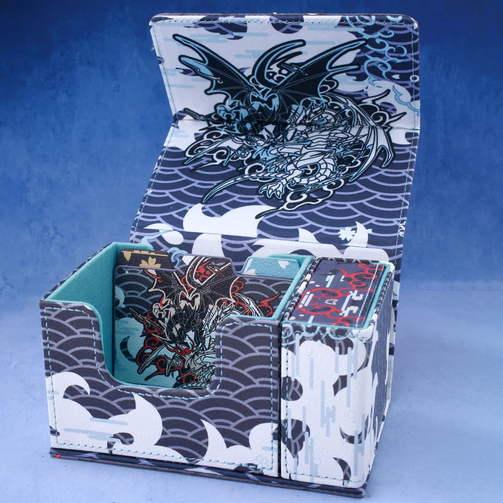 **** Gacha Deck Box for PTCG Cards Trading Card Storage with Display Window