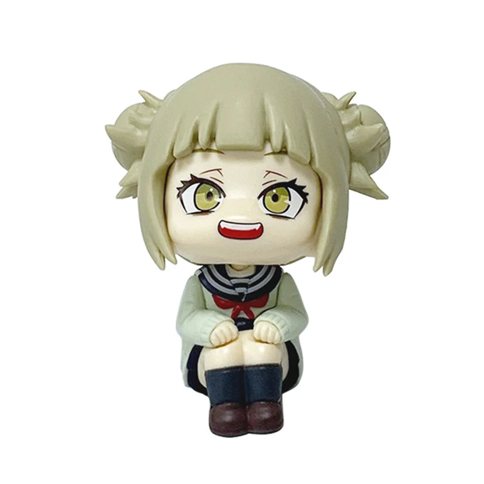 **** 10cm Q Version My Hero Academia Figures Midoriya Bakugou Ochaco Kids Gift
