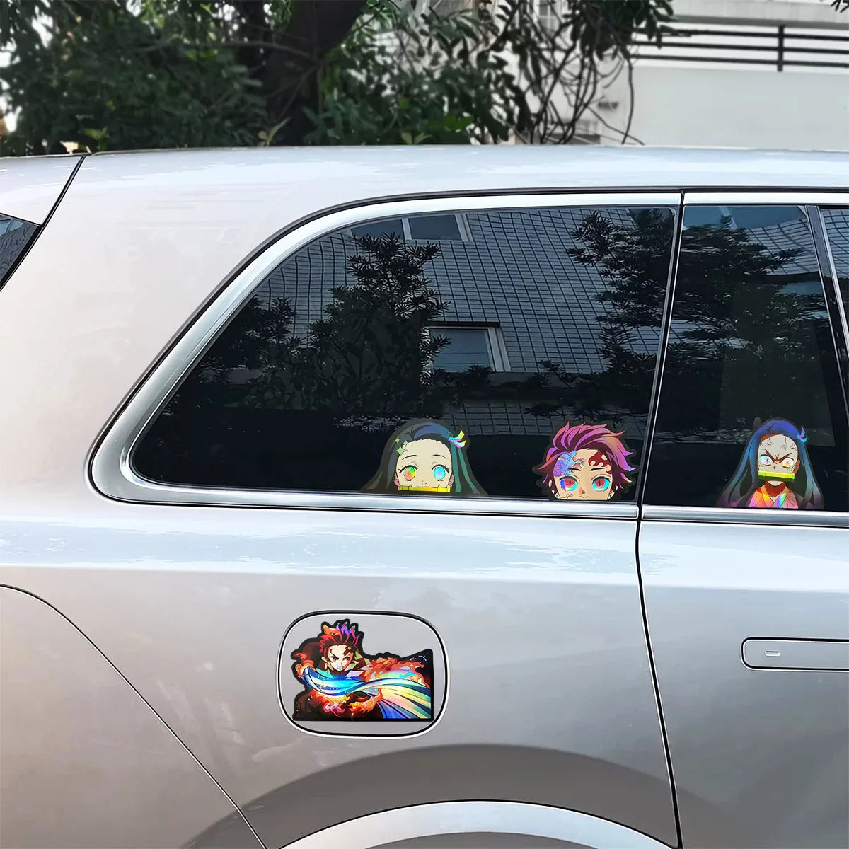 Zenitsu Agatsuma Holographic Sticker – Thunder Breathing Anime Decal