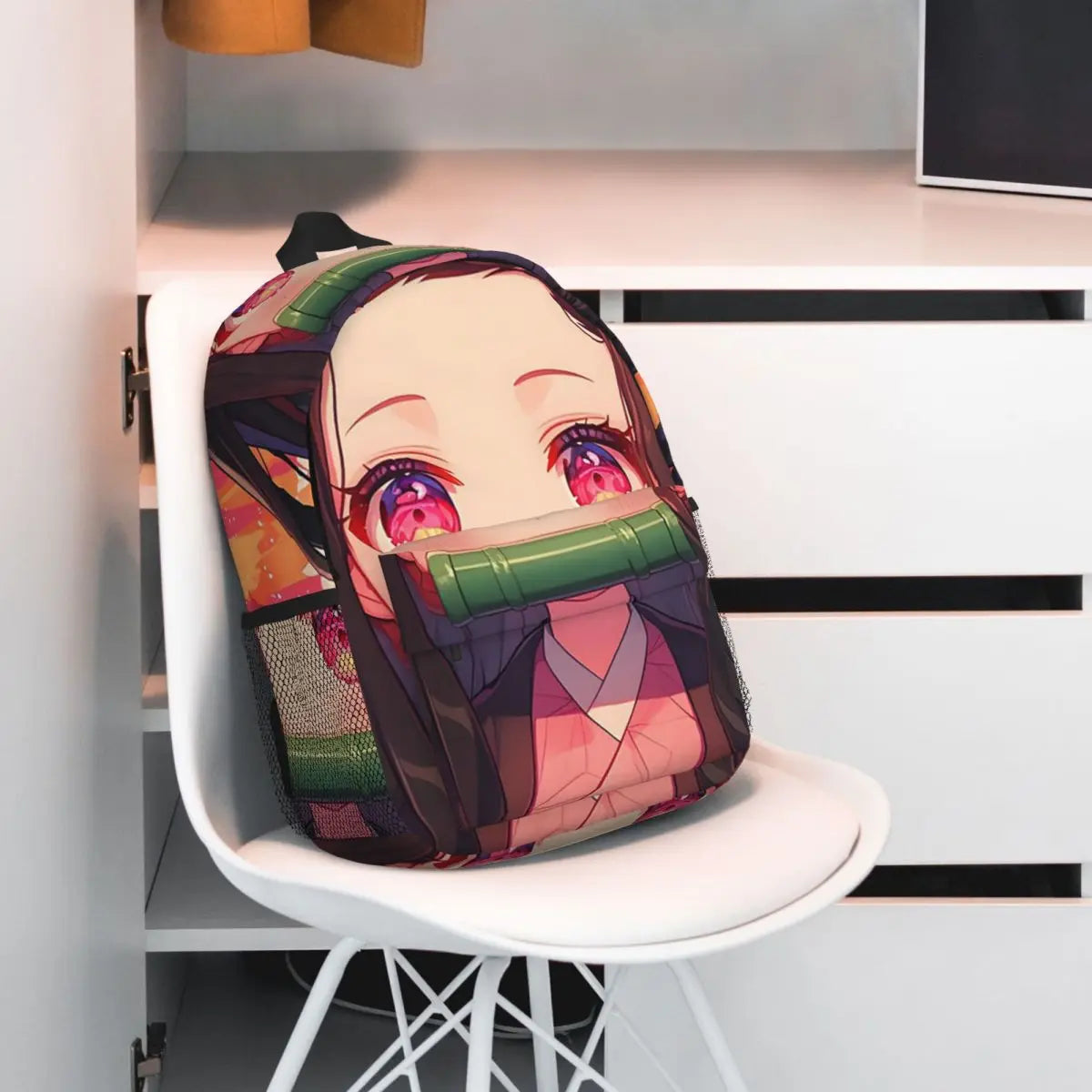 Nezuko Kimono Demon Slayer Anime Backpack Large Capacity Daypack