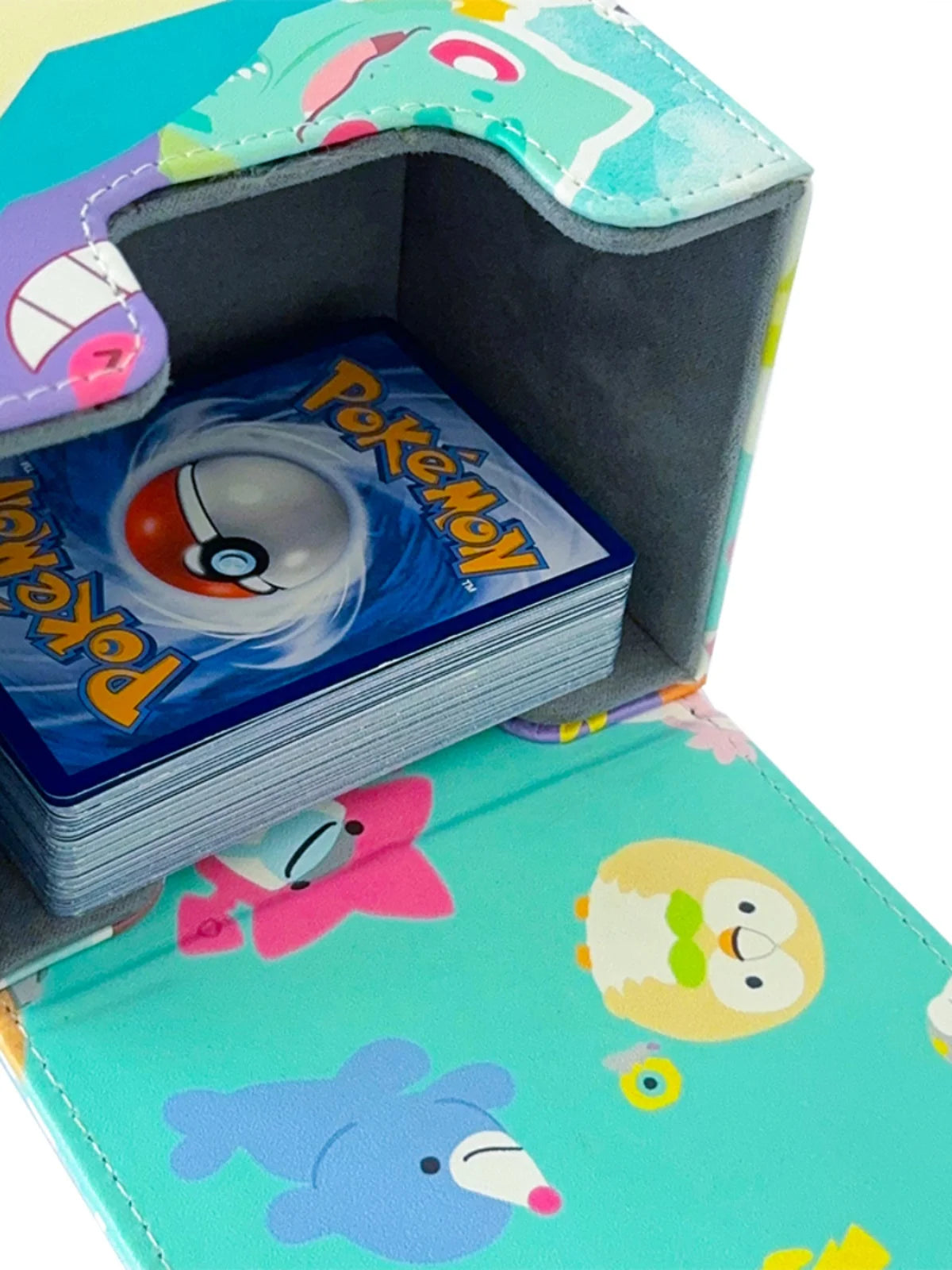 Big Size Anime Pokemon Figure Rosa Deck Box Board Games Yu-Gi-Oh TCG