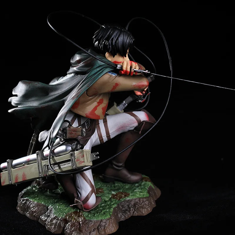 Anime Attack on Titan Levi Ackerman PVC Action Figure Model Toy