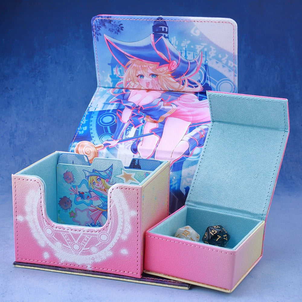 Gacha Dark Magician Girl Deck Box Dicewinder for YGO TCG Card Storage
