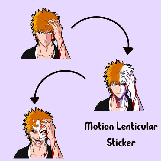 Kurosaki Ichigo 3D Motion Sticker – BLEACH Anime Decal