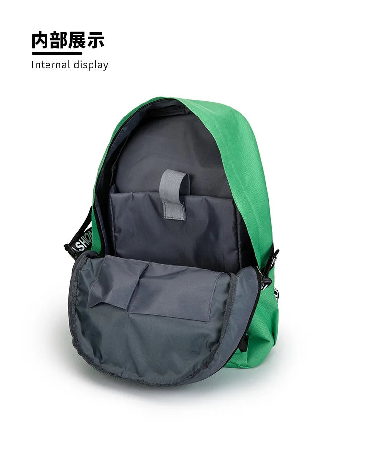 Demon Anime Waterproof Sport Backpack Gym Bag for Travel and Fitness