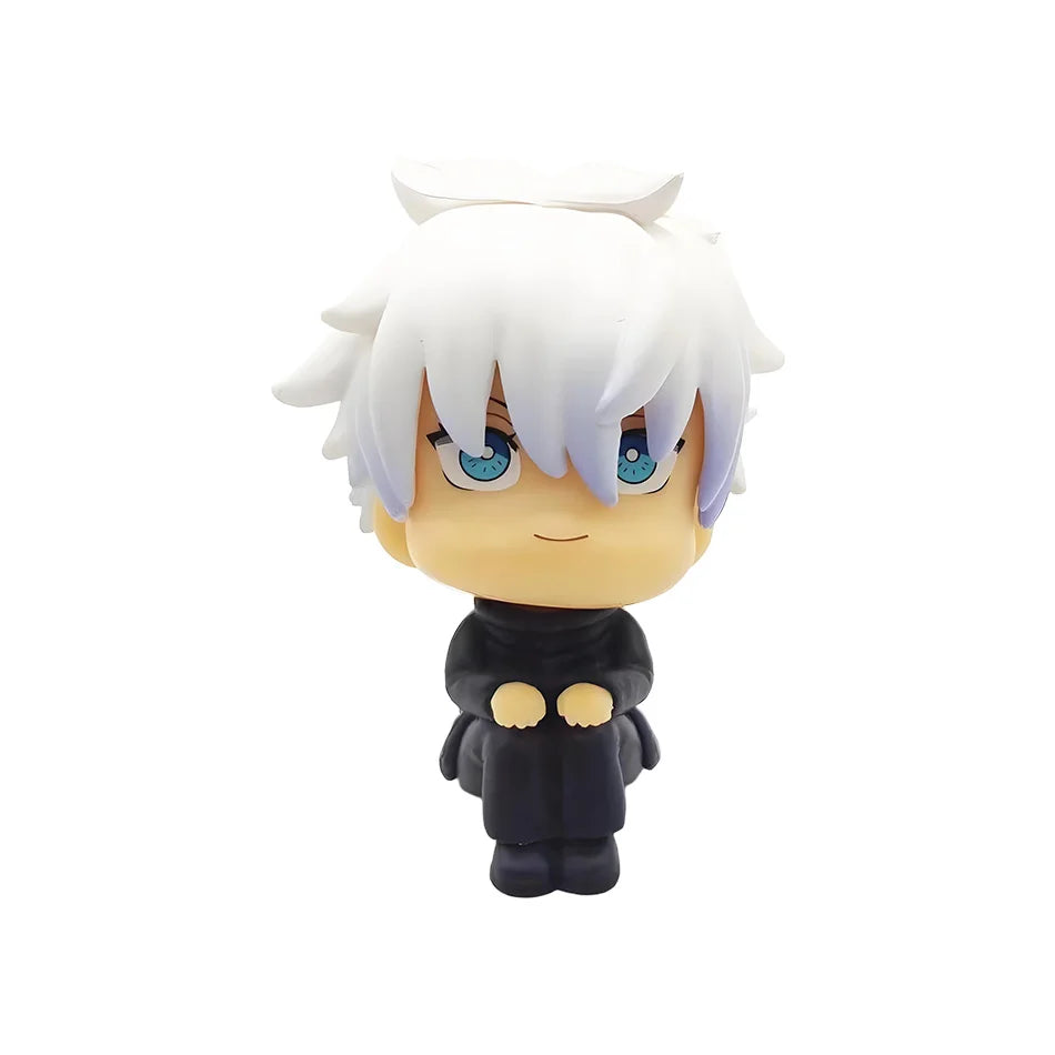 5Pcs Jujutsu Kaisen Yuji Itadori Gojo Satoru Q Ver. PVC Action Figures Set